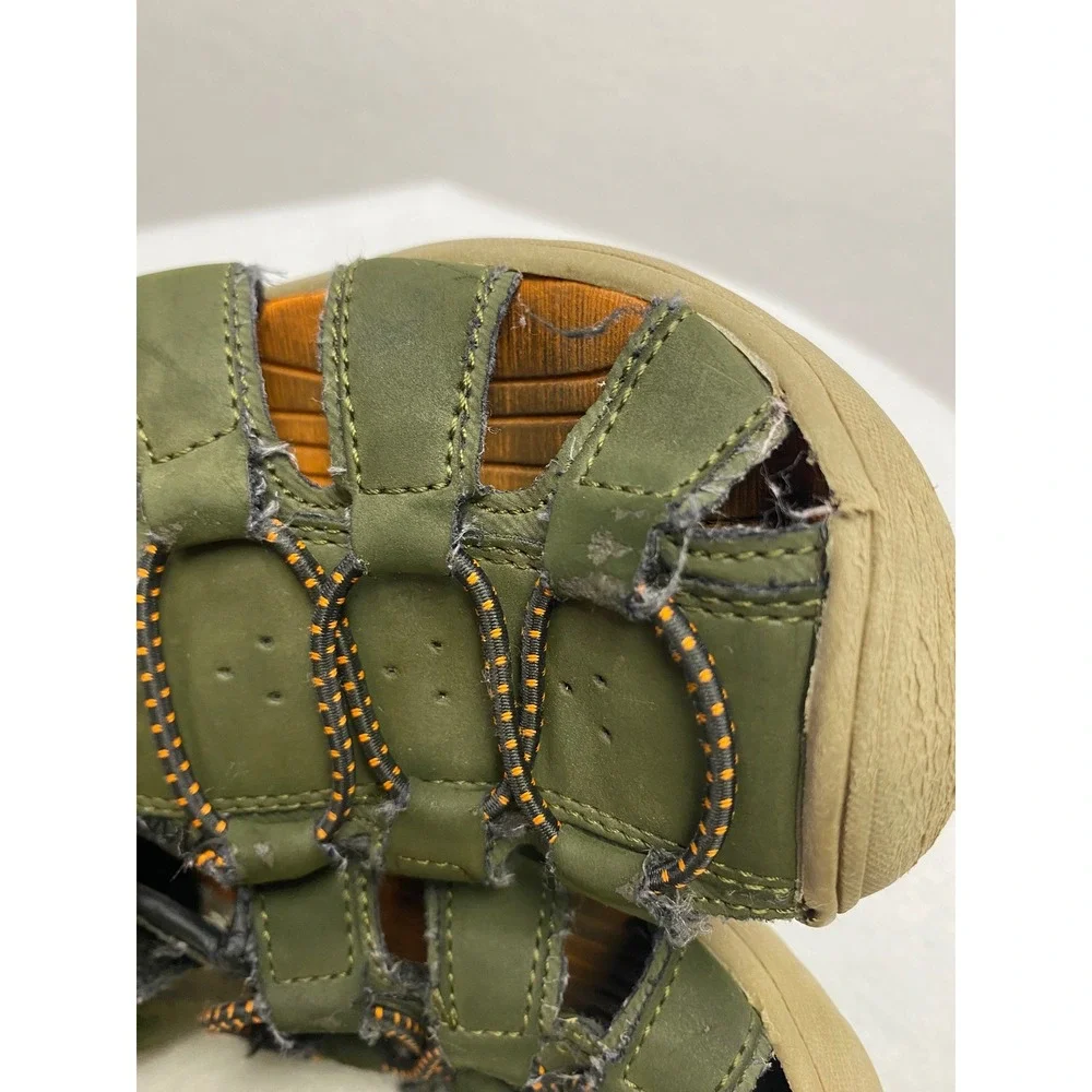 Eddie Bauer Kids Green Outdoor Adventure Sport‎ Sandals Size 11 M